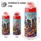 thumbnail image 2 of IwájúBotella de Agua con Tapa Pop Top de Un Toque, Acero Inoxidable, a Prueba de Fugas, para Deportes, Botella Infantil rosa 12 oz, 2 of 6