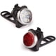 thumbnail image 1 of Juego de luces de bicicleta recargables por USB, faro delantero superbrillante y luz LED trasera para bicicleta, batería de litio, 4 modos de luz., 1 of 5