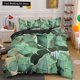 thumbnail image 1 of x626 Bed SheetsNature Tropical Green Leaves Bedding Set Rainforest Jungle Plant Duvet Cover Botanical Polyester Comforter Cover 3-Piece Bedding Set (1 Duvet Cover + 2 Pillow Shams) nj626, 1 of 5