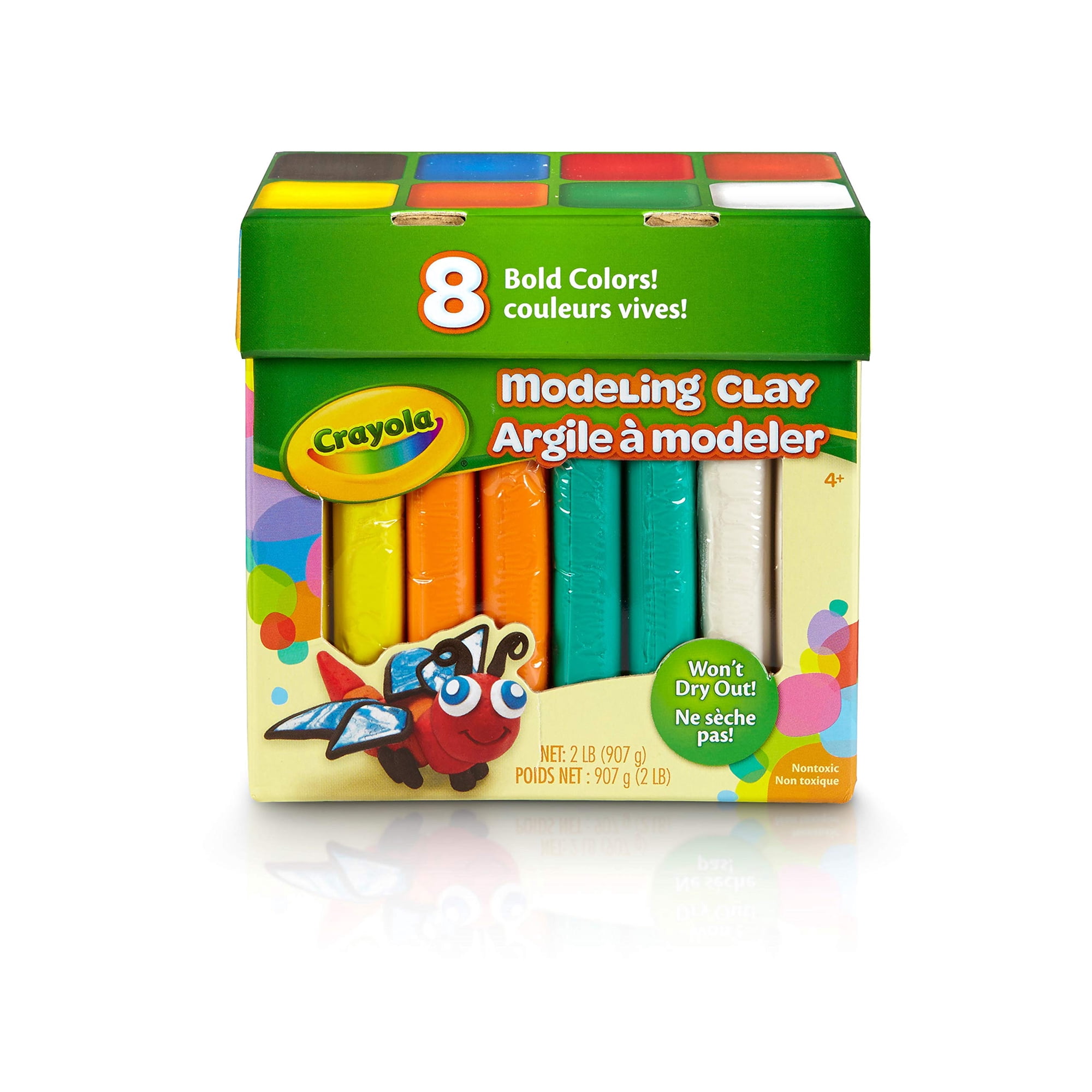 Arcilla De Modelar Crayola Bold Colors, 908 G, Niños A Partir De 4 Años