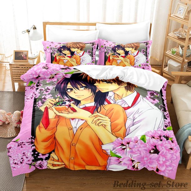 Kawaii New Kaichou Wa Maid-sama Bedding SetAnime three-piece set Adult Kid Bedroom Duvetcover Sets camas dormitorio