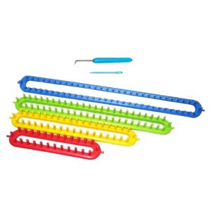 Bothyi - Rectangular 4 Uds Telares De Tejer Sombrero Diy Colorido Calcetín Artesanía Regalo Tejedor Herramienta