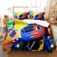 thumbnail image 1 of Bedding Set Cartoon Duvet Cover Double Twin Full Queen King Adult Kid Bedclothes Quilt Cover Blaze N Monster Machines Bed Sheets, 1 of 5