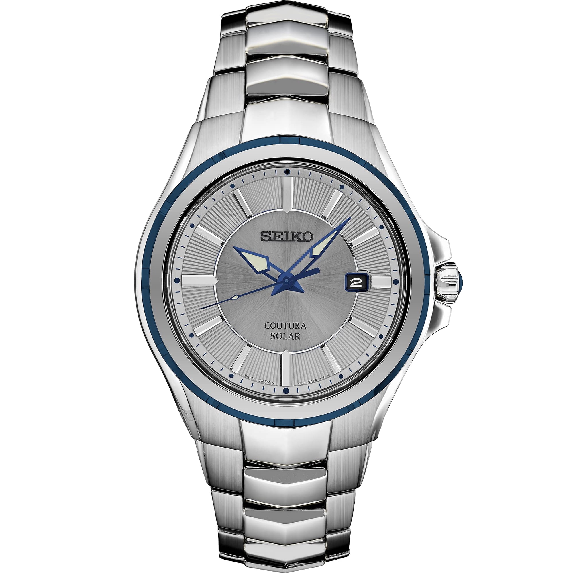 Reloj Seiko Coutura Solar Zafiro 100m Fecha