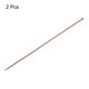 thumbnail image 3 of Uxcell 2Pcs Aguja de Tejer de Bambú de 3.25mm Recta de Punta Única 13.78 pulgadas de Largo Agujas de Tejer de Madera para Suéter Tamaño US 3 para Principiantes de Hilo Manual Calcetín DIY, 3 of 6