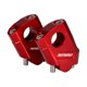 thumbnail image 3 of Universal Motocicleta Aluminio Manillar Barra Elevadora Soporte De Montaje Rojo 28 Mm, 3 of 5