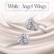 thumbnail image 2 of Pendientes Crystalline Azuria de plata de ley 925 de 8 mm para mujer, 2 of 7