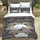 thumbnail image 1 of Cute cartoon bear Printed Bedding Sets exquisite bed supplies set duvet cover bed comforter set bedding set luxury birthday gift, 1 of 5