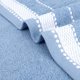 thumbnail image 4 of REGALWOVEN Toallas de Mano para Baño Juego de Algodón Suave Absorbente Toalla Decorativa para Secado de Manos y Lavado de Cara Azul 4 Piezas, 4 of 5