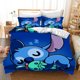 thumbnail image 1 of Stitch Polyester Quilt Cover Set 3D Decor Print Comfortable Bedding Set for Teenager Children Breathable Bedding, 1 of 4