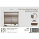 thumbnail image 1 of Cortina Enrrollable Color Marron 200x200cm Iii Musas, 1 of 2