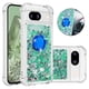 thumbnail image 1 of Funda Para Google Pixel 8a Con Brillo Líquido, Protección Completa Y Soporte De Anillo Giratorio, 1 of 4