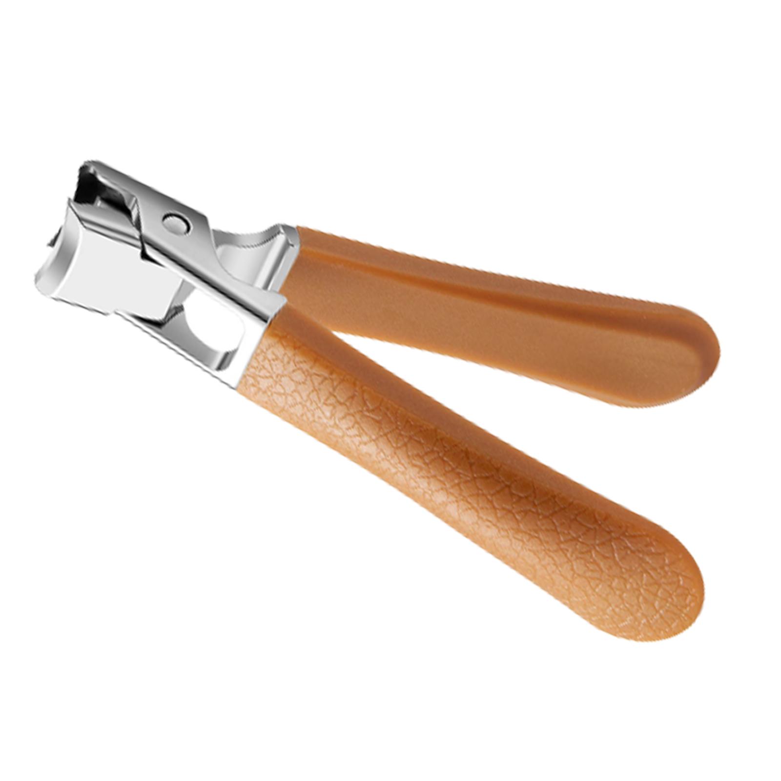 Magideal - Cortaúñas Cortaúñas Para Los Pies Apertura De Mandíbula Ancha Agarre Cómodo Mango Largo Cortaúñas Para Servicio Pesado Cortaúñas Para Uñas Gruesas Ped Caqui