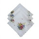 thumbnail image 3 of 10pcs Women Vintage Floral Print Colorful Ladies Handkerchiefs Wedding Handkerchief, 3 of 4