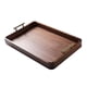 thumbnail image 3 of Bandeja Rectangular Para Servir, Resistente Bandeja De Té Para Escritorio, Para Ba?o, Cocina, Estilo Rústico, 38,5 X 27 X 6 Cm, 3 of 5