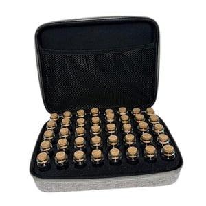 Magideal - Contenedor Organizador De Almacenamiento De Semillas, Colección De Semillas, Portátil Con Cremallera, Estuche Organizador De Cuentas De Semillas, Caja Con Botellas