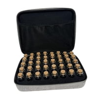 Magideal - Contenedor Organizador De Almacenamiento De Semillas, Colección De Semillas, Portátil Con Cremallera, Estuche Organizador De Cuentas De Semillas, Caja Con Botellas