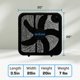 thumbnail image 3 of Ventilador Eléctrico Hurricane Classic de Piso 20" Caja con 3 Velocidades Negro, 3 of 7