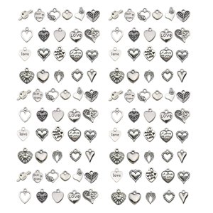 Ioensy - 100 Piezas Colgantes De Corazón Del Día De San Valentín Románticos Para Fiesta Aniversario Mamá