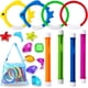thumbnail image 1 of Set Juguetes Piscina YUJUN 18PCS Aros Palos Gemas Acuaticos, 1 of 3