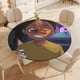 thumbnail image 4 of Amada la aventura-theme Fitted Round Tablecloths Elastic Edged Table Covers Waterproof Table Cloth for Kitchen Holiday Party Tables Decor 150cm, 4 of 6