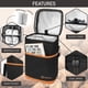 thumbnail image 4 of Bolsa térmica para vino opux de 4 botellas, aislada, color marrón, 4 of 9