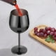 thumbnail image 3 of Pack 2 Copas De Vino Acero Inoxidable 540ml - Negro, 3 of 4