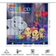 thumbnail image 2 of Canticos-theme 4-Piece Shower Curtain Set with Rugs, Waterproof Bathroom Decor Set Includes Bath Mat, U-Shaped Rug, Toilet Lid Cover and Curtain with Hooks, 2 of 6