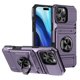 thumbnail image 2 of Para Apple iPhone 16 Pro Max Funda de Teléfono con Soporte de Anillo para Dedo y Pata de Apoyo, Ranuras para Tarjetas, Resistente a Golpes de Alta Resistencia, Protectora Resistente Que Funciona con, 2 of 7