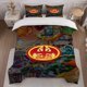 thumbnail image 1 of Fire Winged Dragon Fantasy Display Themed Bedding Set Duvet Cover and Pillowcase Set Soft and Comfortable for All Seasons, 1 of 1