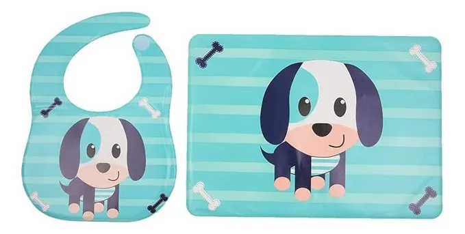 Genérico - Individual Bebé Y Niño Con Babero