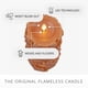 thumbnail image 3 of Vela LED Lamp Luminara Marmalade de 9 x 17 cm con hojas en relieve, 3 of 8