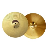 Magideal - 2X Jazz Drum Crash Cymbal Hi Hat Cymbals, Drummers De Rendimiento De Percusión De Choque Para Bateristas Principales, Placas De Práctica Profesional