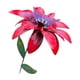 thumbnail image 3 of Estaca De Jardín De Flores De Hierro, Letreros Artificiales Para Jardín, Camino De Porche, Rojo, 3 of 3
