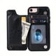thumbnail image 1 of For IPhone 14 13 12 11 Pro Max XR XS Max SE 2022/2020 7 8 Plus Wallet Case With Card Holder, PU Leather Kickstand Card Slots Case, Double Magnetic Clasp And Durable Shockproof Cover, 1 of 3