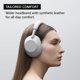 thumbnail image 4 of Auriculares inalámbricos Sony WH-1000XM6 con cancelación de ruido plateados, 4 of 9