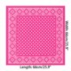 thumbnail image 2 of INSPIRE CHIC Bufanda de Lunares de los Años 50 para Mujer, Retro 26" Cuadrado Geométrico de Satén Sedoso Envoltura para la Cabeza Bandanas Pañuelos para el Cuello 26x26"(LxW) Rosa, 2 of 6