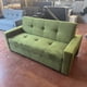 thumbnail image 4 of Sofá Cama Verde Musgo Supreme 3 Plazas Felpa con Puffs y Respaldo Reclinable, 4 of 4