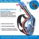 thumbnail image 2 of Máscara de snorkel Khroom de cara completa CO2‑Safe con vista panorámica de 180°, 2 of 7