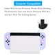thumbnail image 3 of Funda dockable púrpura para Nintendo Switch OLED COMCOOL + pantalla/agarres, 3 of 8