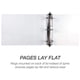 thumbnail image 4 of Binder Samsill Durable de 4 pulgadas con anillo en D blanco con cierre, paquete de 2, 4 of 7