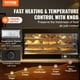 thumbnail image 2 of Pantalla para calentar alimentos VEVOR de 3 niveles, 180 L, 1500 W, con luz de 30 a 85 °C, 2 of 3