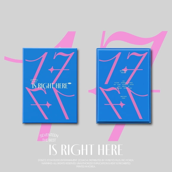 Álbum Polydor SEVENTEEN Best '17 IS RIGHT HERE DEAR Ver.