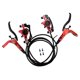 thumbnail image 2 of Juego De Frenos De Disco Hidráulico Para Bicicleta Delantero Trasero 800/1400mm Rojo L Delantero R Trasero, 2 of 5