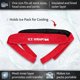 thumbnail image 2 of Pañuelo refrigerante ICE WRAPTOR rojo +6 bolsas de hielo, 2 of 6