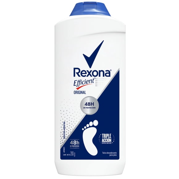 Desodorante Rexona Efficient Original En Talco, 200 g