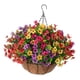 thumbnail image 4 of Plantas Artificiales De Flores Colgantes Con Cadena De Cesta Y Maceta Para Césped B, 4 of 5