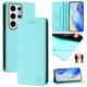 thumbnail image 1 of Funda Billetera con Soporte para Samsung Galaxy S24 Ultra Bloqueo RFID Plegable Verde menta, 1 of 6