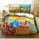 thumbnail image 1 of Sonic The Hedgehog Cartoon Quilt Duvet Cover Set Bed Linen Children Bedding3-Piece Bedding Set, 1 of 4