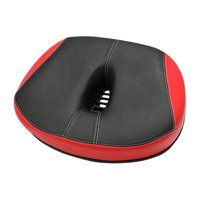 Ioensy - Cojín Cómodo Para Asiento De Bicicleta, Sillín De Bicicleta Ancho Sin Nariz Para Bicicleta De Montaña, Color Rojo